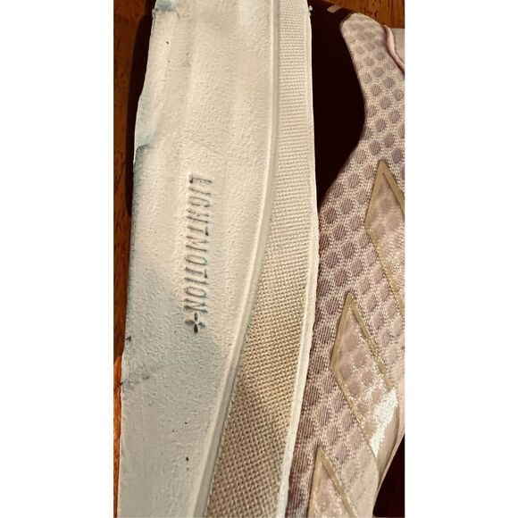 Adidas SpeedMotion Sandy Beige and Pink Womens Size 7 - Picture 4 of 9